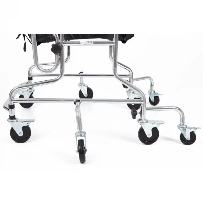 Comfort Plus Yetişkin Yürüteci | Frenli 8 Tekerlekli, Ayarlanabilir Yükseklikli, Paslanmaz Gövde KY-914B