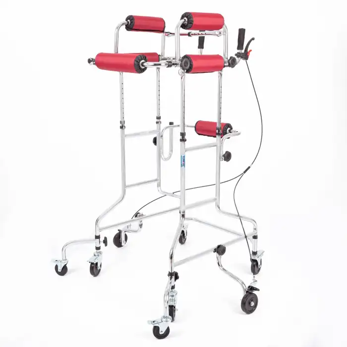 Comfort Plus Yetişkin Yürüteci | Frenli 8 Tekerlekli, Ayarlanabilir Yükseklikli, Paslanmaz Gövde KY-914B
