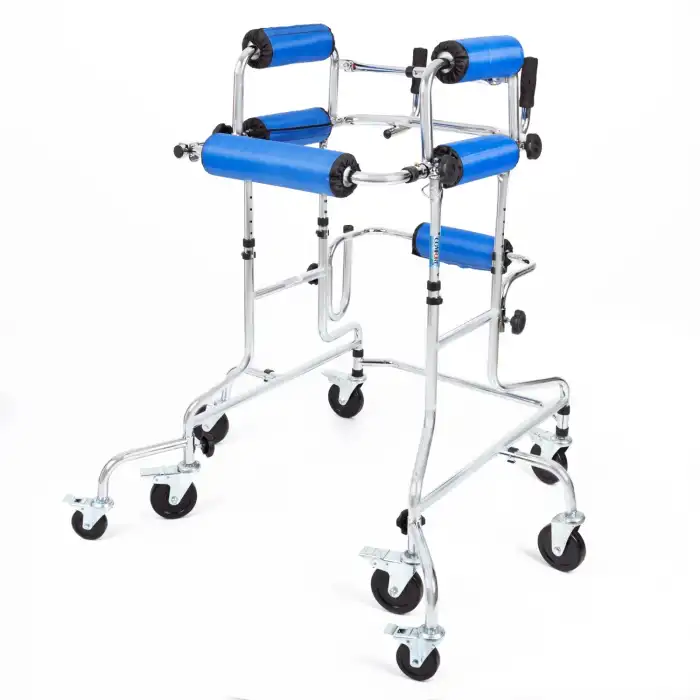 Comfort Plus Çocuk Yürüteci | Frenli 8 Tekerlekli, Ayarlanabilir Yükseklikli, Paslanmaz Gövde KY-914C