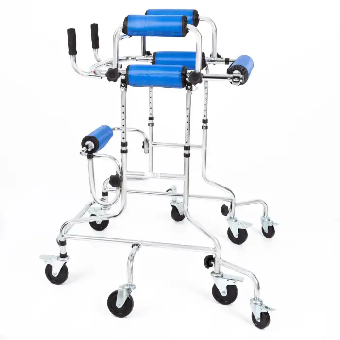 Comfort Plus Çocuk Yürüteci | Frenli 8 Tekerlekli, Ayarlanabilir Yükseklikli, Paslanmaz Gövde KY-914C