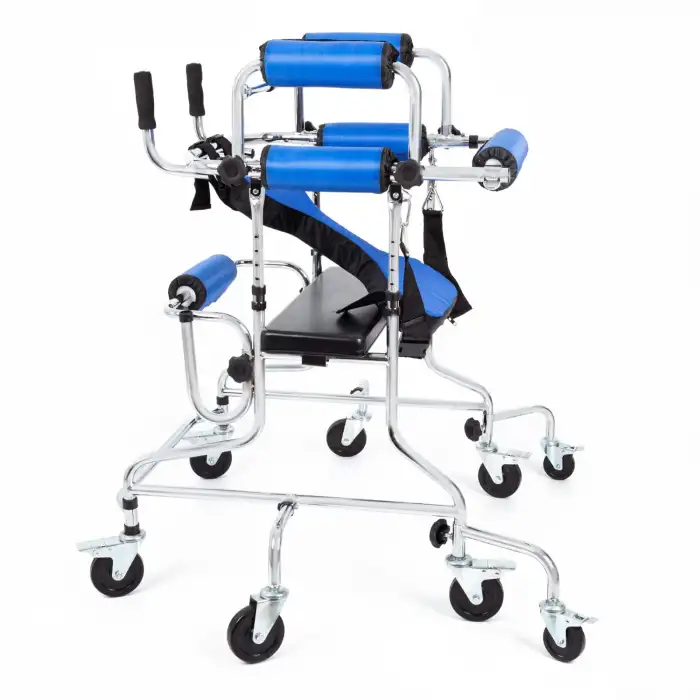 Comfort Plus Çocuk Yürüteci | Frenli 8 Tekerlekli, Ayarlanabilir Yükseklikli, Paslanmaz Gövde KY-914C