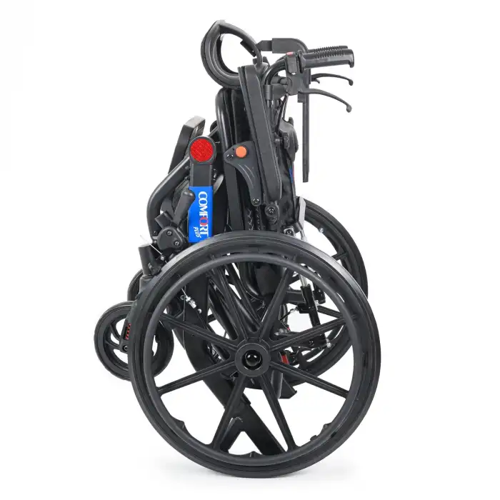 Comfort Plus Tekerlekli Sandalye | Yatarlı Sırtlık, Amortisörlü 20 Teker, 46 cm Oturma Genişliği KY9006LG-20