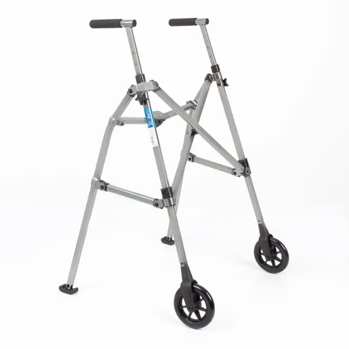Comfort Plus Walker Yürüteç | 2 Tekerlekli Alüminyum Gövde, Katlanabilir ve Ayarlanabilir KY918L