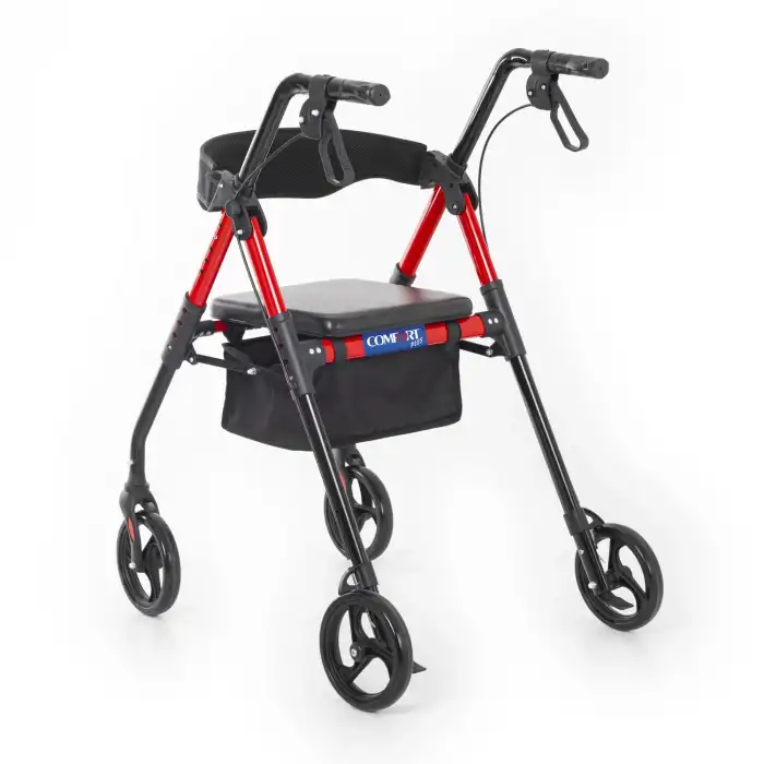Comfort Plus Lux Rolatör Yürüteç | Ayarlanabilir Oturma Yüksekliği ve Katlanabilir Tasarım DM-9145