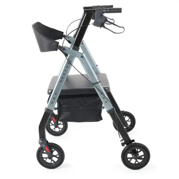 Comfort Plus Obez Alüminyum Rolatör | Geniş Gövdeli Tasarım, Yüksek Taşıma Kapasiteli Yürüteç DM-9200 XXL