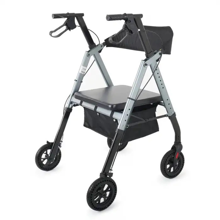 Comfort Plus Obez Alüminyum Rolatör | Geniş Gövdeli Tasarım, Yüksek Taşıma Kapasiteli Yürüteç DM-9200 XXL