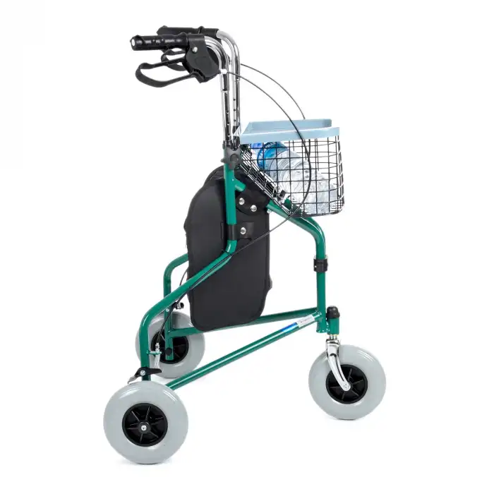 Comfort Plus Rolatör Yürüteç | 3 Tekerlekli, Katlanabilir, Hafif Alüminyum Şase DY049143