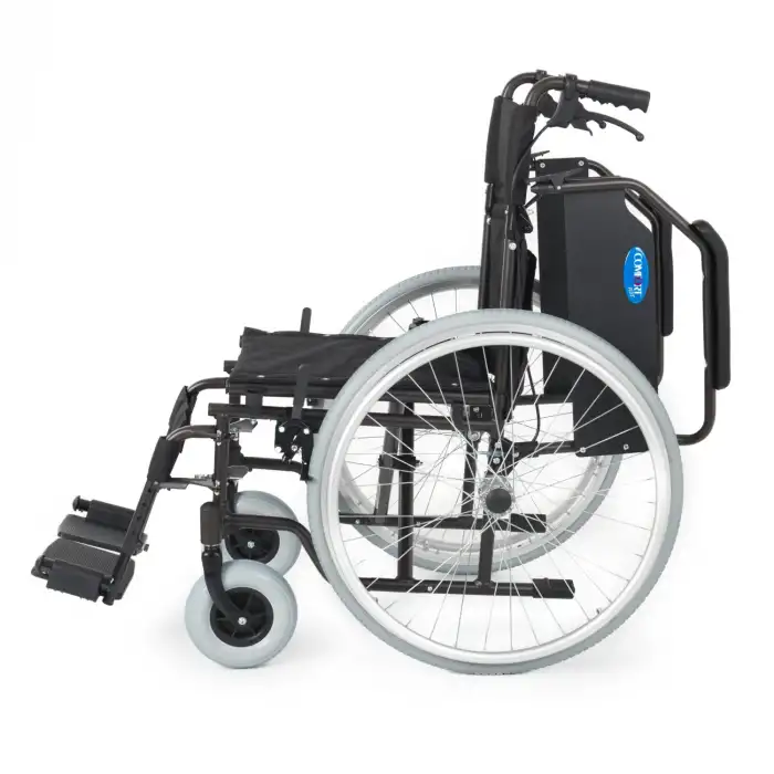 Comfort Plus Tekerlekli Sandalye | Hafif Alüminyum Şase, 40 cm Oturma Genişliği, Refakatçi Frenli DM-321