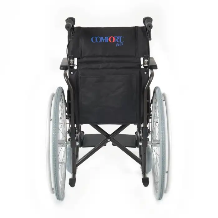 Comfort Plus Tekerlekli Sandalye | Hafif Alüminyum Şase, 40 cm Oturma Genişliği, Refakatçi Frenli DM-321