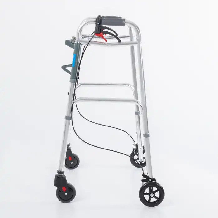 Comfort Plus Wolker Yürüteç | 4 Tekerlekli Frenli, Katlanabilir Alüminyum Gövde, Yükseklik Ayarlı, KF8220L-5