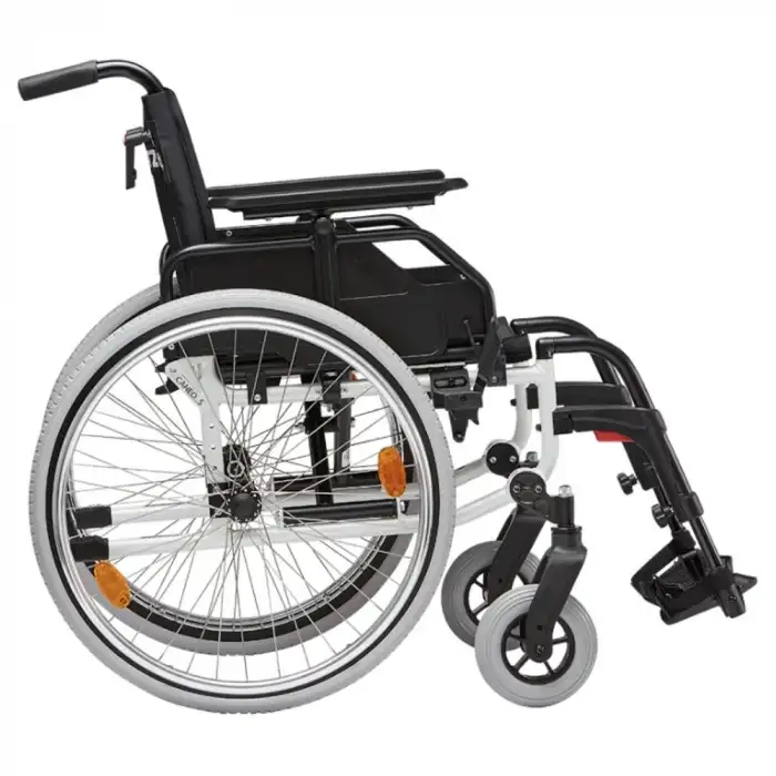 DIETZ Hafif Alüminyum Manuel Tekerlekli Sandalye | Katlanabilir ve Ayarlanabilir Konfor Caneo-S