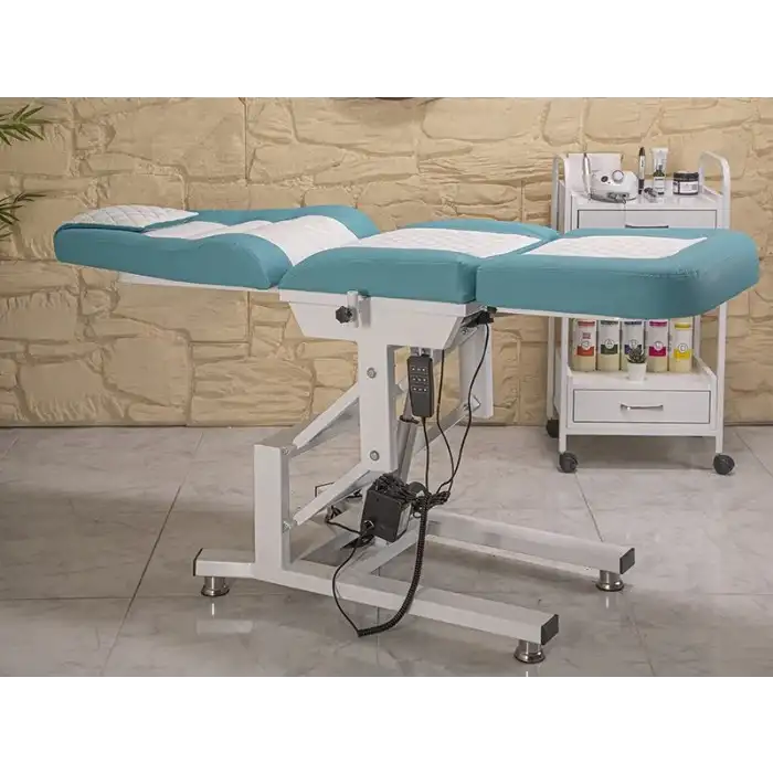 Elegance 3 Motorlu Elektrikli Koltuk Turkuaz - Beyaz | Elektrikli, Kumandalı, Ayarlanabilir 2512