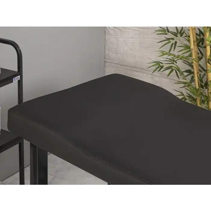 Elit Ekstra Sağlam Bakım Masası Siyah | Yüksek Taşıma Kapasiteli Vinlex Döşemeli Dayanıklı 3202