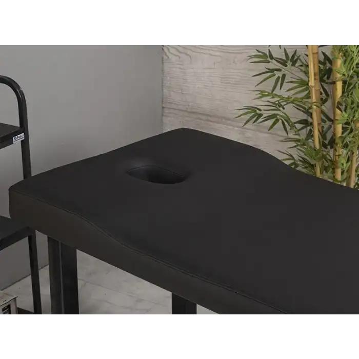 Elit Ekstra Sağlam Bakım Ve Masaj Masası Siyah | Vinlex Döşemeli Profesyonel Ekstra Dayanıklı 3212