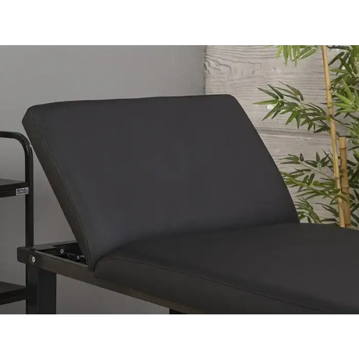 Elit Ekstra Sağlam Sırt Hareketli Bakım Masası Siyah | Ayarlanabilir Sırt Destekli Dayanıklı 3222