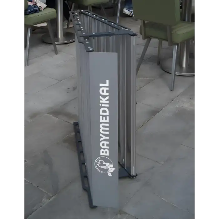 Engelli Rampası | Katlanır, Portatif, Kaymaz Yüzeyli, Yüksek Taşıma Kapasiteli 180x75cm