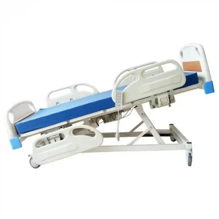 Full ABS 4 Motorlu Hasta Karyolası | Trendelenburg Özellikli, Konforlu ve Dayanıklı Yatak Sistemi