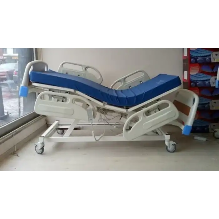 Full ABS 4 Motorlu Hasta Karyolası | Trendelenburg Özellikli, Konforlu ve Dayanıklı Yatak Sistemi