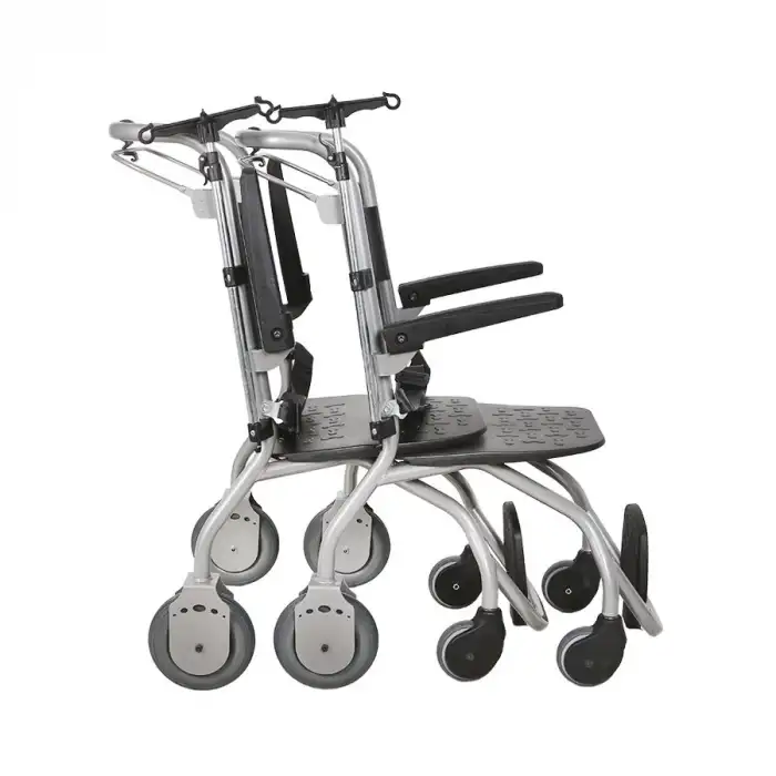 Golfi Hastane Tekerlekli Sandalye | Dayanıklı Çelik Gövde ve Serum Askılı Model G506