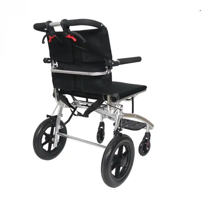 Golfi Alüminyum Tekerlekli Sandalye | Katlanabilir Hafif Transfer Modeli G509