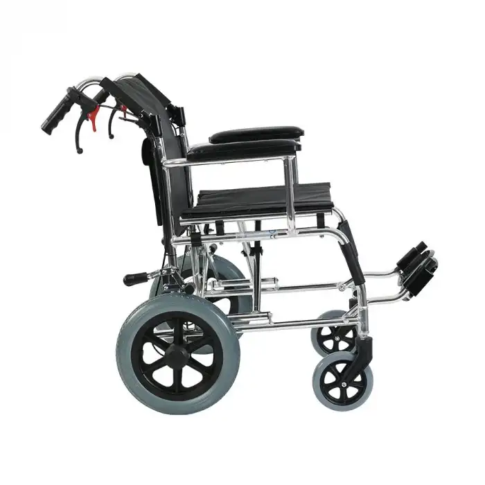 Golfi Alüminyum Tekerlekli Sandalye | Katlanabilir Hafif Transfer Tipi Sandalye G501