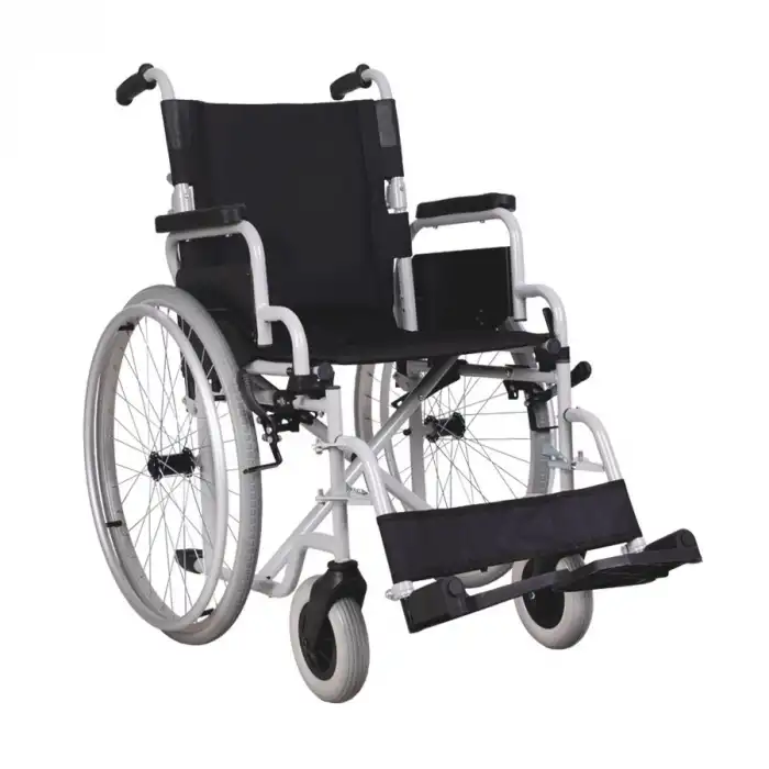 Golfi Standart Manuel Tekerlekli Sandalye | Farklı Oturum Genişliği, PU Tekerlek, Çelik Gövde G130Y