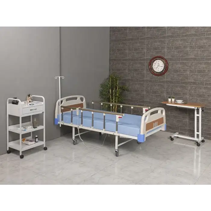 Hareketli Karyola ve Yatak | Kumandalı 2 Motorlu, Alüminyum Korkuluklu ve Anti-Dekübit