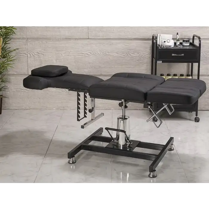 Hisar-3 Hidrolikli Koltuk Klasik Siyah | Yükseklik Ayarlı, Sedye Pozisyonlu 2406