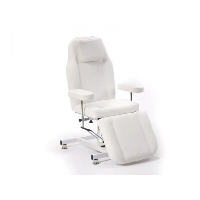 Hisar Hidrolikli Koltuk Klasik Beyaz | Yükseklik Ayarlı, Sedye Pozisyonlu 2401