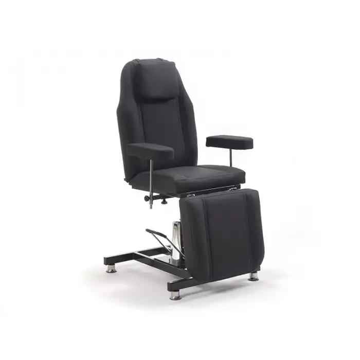 Hisar-2  Hidrolikli Koltuk Klasik Siyah | Yükseklik Ayarlı, Sedye Pozisyonlu 2404