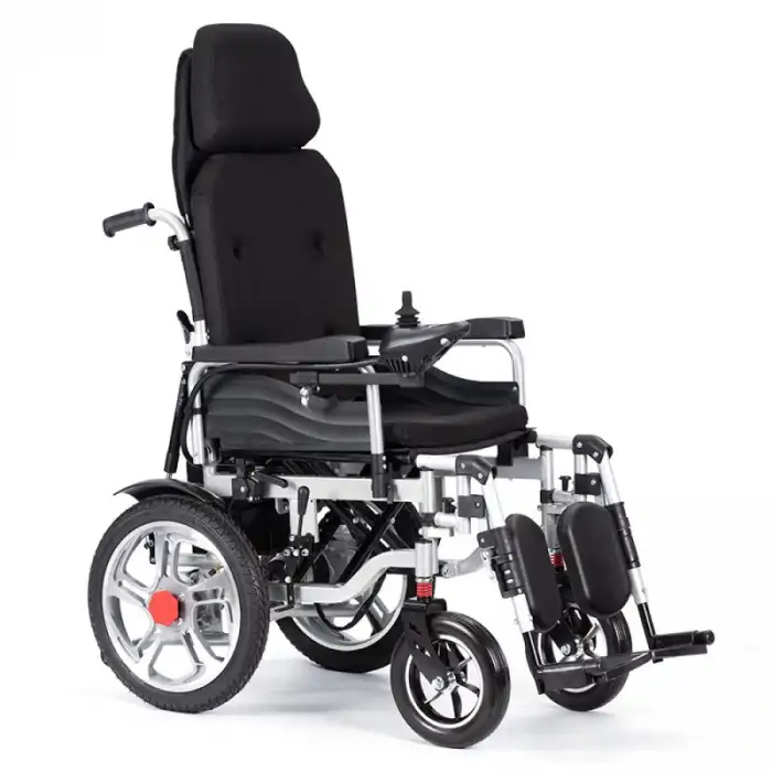 Jetty Akülü Tekerlekli Sandalye | Yüksek Sırt Destekli Dayanıklı Mobilite Çözümü JT-124