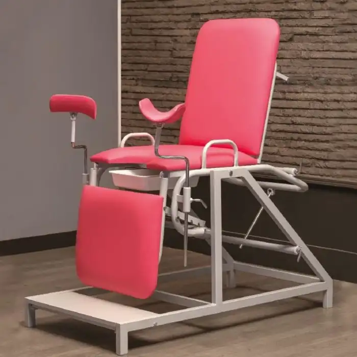 Jinekolojik Muayene Masası | Manuel Ayarlı, Vinleks Yatak Platformlu, Katlanabilir Basamaklı TM-A1011