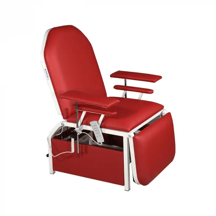 Kan Alma Koltuğu | Elektrik Motorlu, Antibakteriyel Döşeme, El Kumandalı E-220