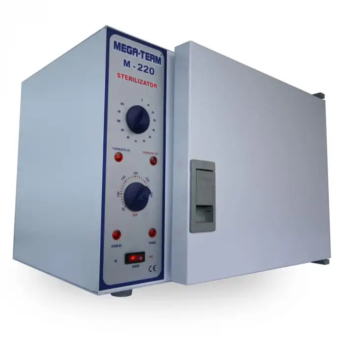 Mega Term Kuru Hava Sterilizatör | 22 Lt 200° Termostatlı Güvenilir Cihaz M-220