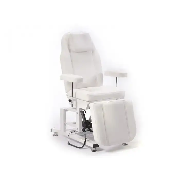 Moda 3 Motorlu Elektrikli Koltuk Beyaz | Yükseklik Hareketli, Kumandalı 2501