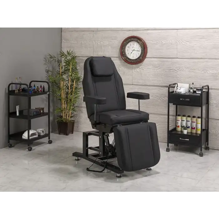 Moda 3 Motorlu Elektrikli Koltuk Siyah | Yükseklik Hareketli, Kumandalı 2502