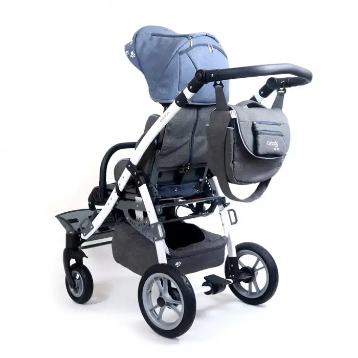 Mywam Grizzly Engelli Çocuk Puseti | Çift Yönlü Montaj, Yatar Sırtlık, Tam Destekli Sistemli 45 kg Taşıma Kapasiteli