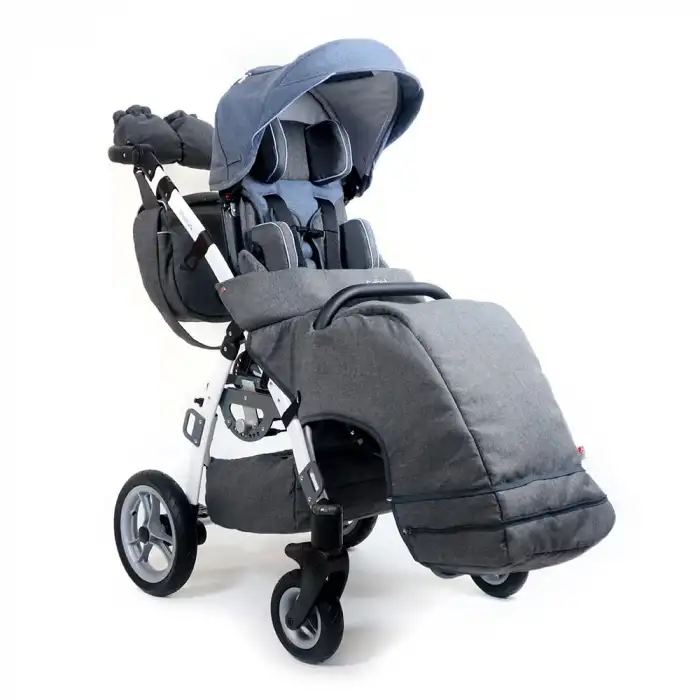 Mywam Grizzly Engelli Çocuk Puseti | Çift Yönlü Montaj, Yatar Sırtlık, Tam Destekli Sistemli 45 kg Taşıma Kapasiteli