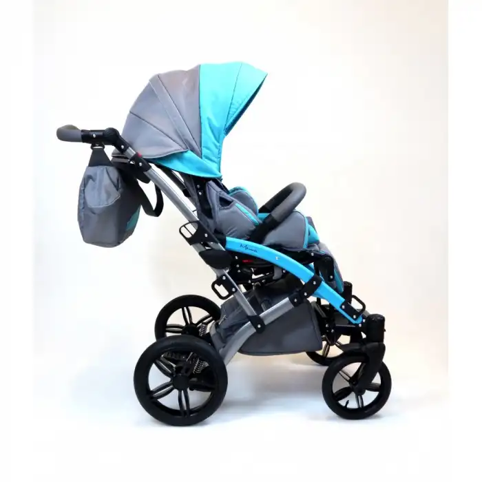 Mywam Mewa Full Aksesuarlı Engelli Çocuk Puseti | 8 Parça Donanım, Ayarlanabilir Koltuk ve Sırtlık, Katlanabilir Çift Parçalı Puseti