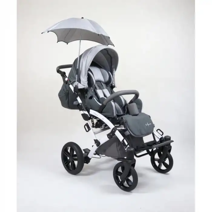 Mywam Mewa Full Aksesuarlı Engelli Çocuk Puseti | 8 Parça Donanım, Ayarlanabilir Koltuk ve Sırtlık, Katlanabilir Çift Parçalı Puseti