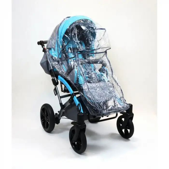 Mywam Mewa Full Aksesuarlı Engelli Çocuk Puseti | 8 Parça Donanım, Ayarlanabilir Koltuk ve Sırtlık, Katlanabilir Çift Parçalı Puseti