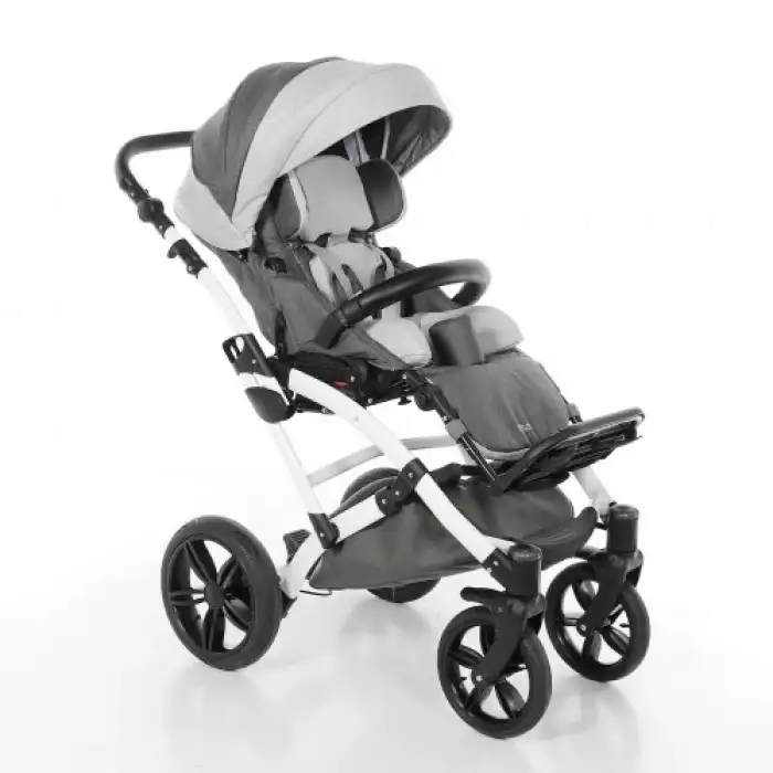 Mywam Mouse Engelli Çocuk Puseti | Tilt Özellikli, Şok Emicili Tekerlekler, Ayarlanabilir Oturma Sistemli, Full Destekli Puseti