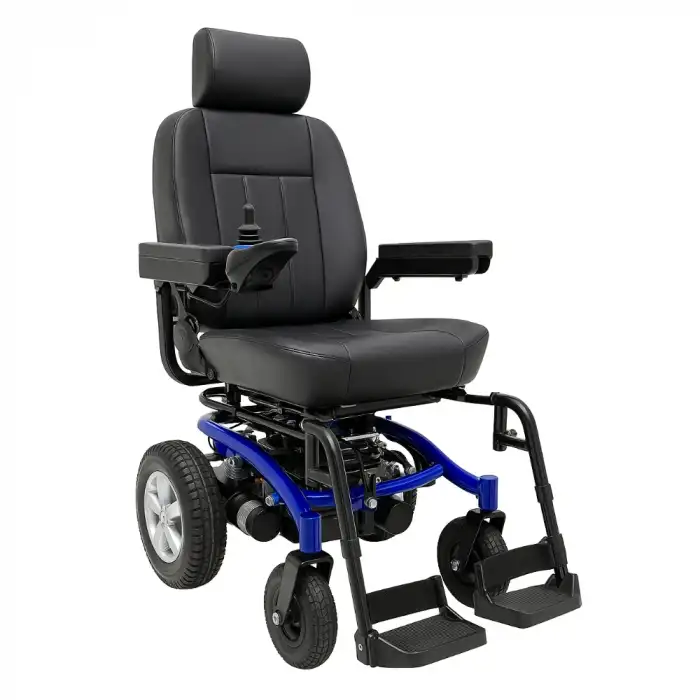 Poylin Arazi Tip Tekerlekli Sandalye | Kaptan Koltuklu, Süspansiyonlu, 360° Döner Oturum P265