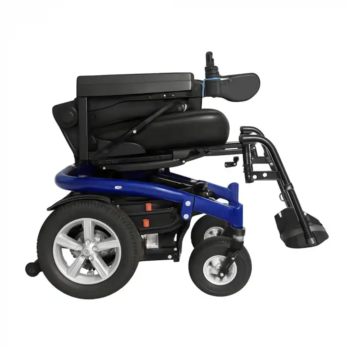 Poylin Arazi Tip Tekerlekli Sandalye | Kaptan Koltuklu, Süspansiyonlu, 360° Döner Oturum P265