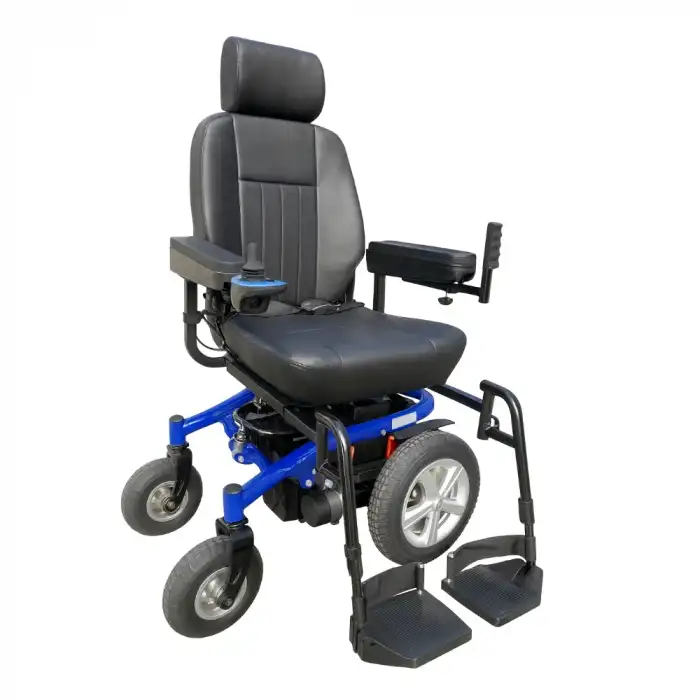 Poylin Arazi Tip Tekerlekli Sandalye | Kaptan Koltuklu, Süspansiyonlu, 360° Döner Oturum P265