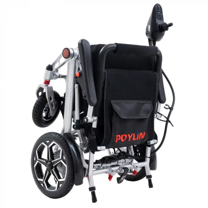 Poylin Hafif Akülü Tekerlekli Sandalye | Katlanabilir, Lityum Bataryalı ve Yüksek Menzilli P199