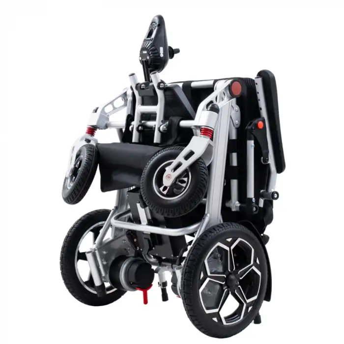 Poylin Hafif Akülü Tekerlekli Sandalye | Katlanabilir, Lityum Bataryalı ve Yüksek Menzilli P199