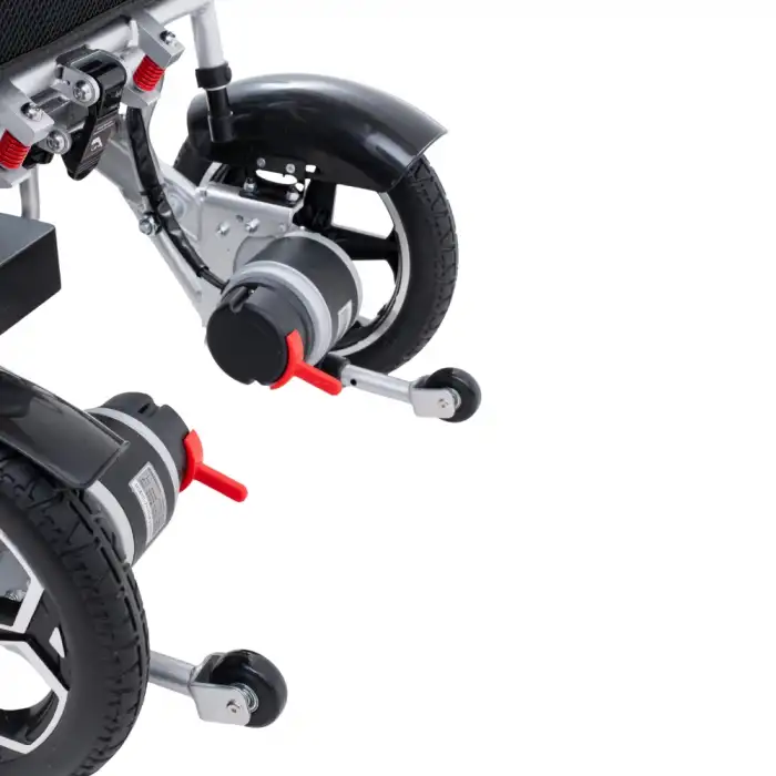 Poylin Hafif Akülü Tekerlekli Sandalye | Katlanabilir, Lityum Bataryalı ve Yüksek Menzilli P199