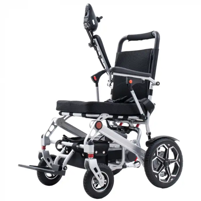 Poylin Hafif Akülü Tekerlekli Sandalye | Katlanabilir, Lityum Bataryalı ve Yüksek Menzilli P199