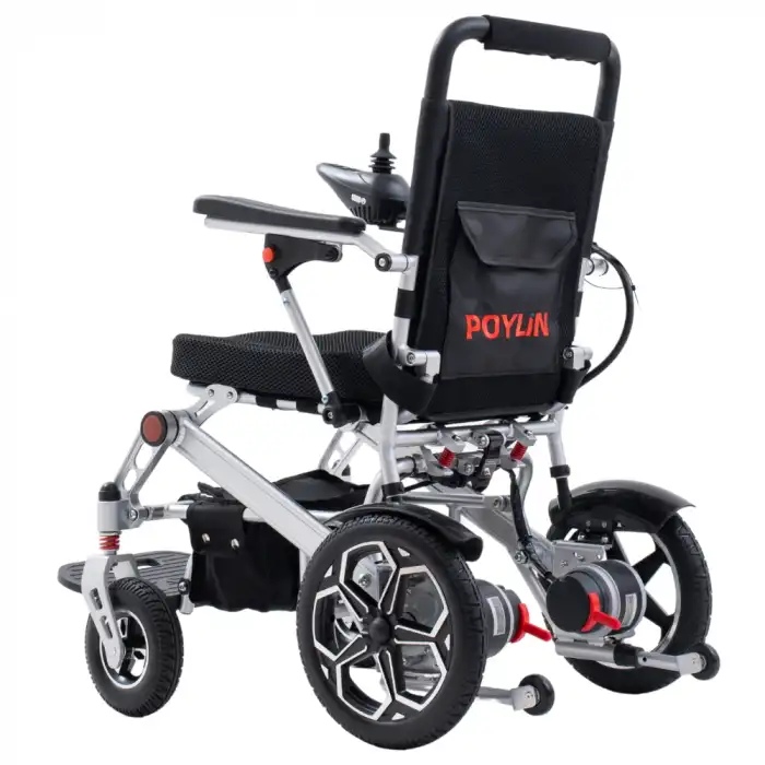 Poylin Hafif Akülü Tekerlekli Sandalye | Katlanabilir, Lityum Bataryalı ve Yüksek Menzilli P199